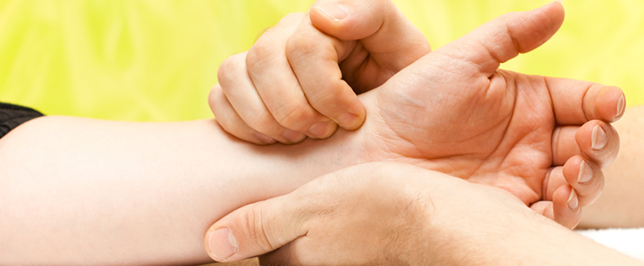Geschwollene Hand und CRPS nach Hemiparese
